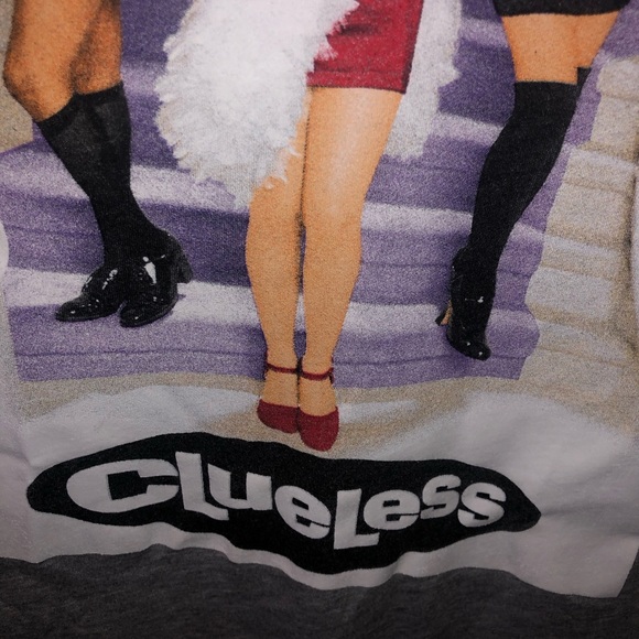 Clueless Gray Loose Fit Graphic Tee - Picture 2 of 5